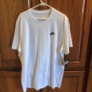 Nike white tee XL